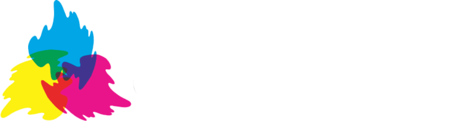 Packwood Printers Logo in White
